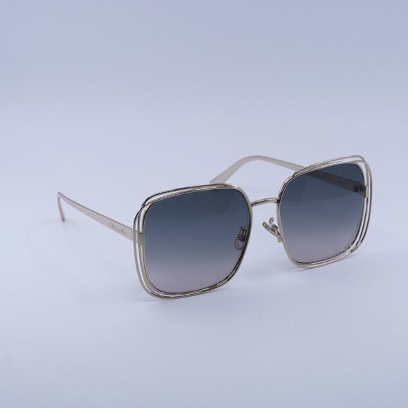 🕶️ New Dior DIORFILDIOR S1U D0AL Sunglasses - Gold Frame, Grey Lenses - Picture 4 of 10